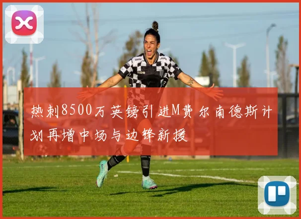 热刺8500万英镑引进M费尔南德斯计划再增中场与边锋新援